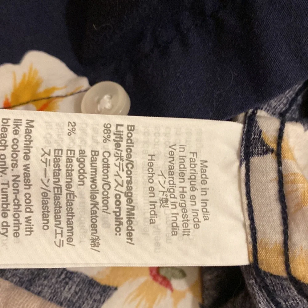 J. Crew Navy Floral Men's Shirt. Slim fit . Size XS